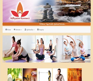 adhyatm website design
