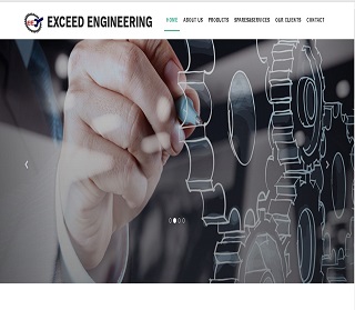 Exceed Engineering Website Design
