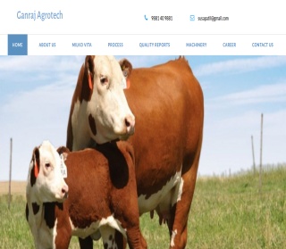 Ganraj Agrotech website design