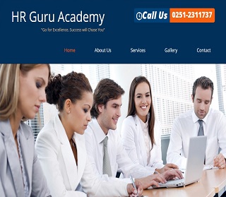 HR Guru website design