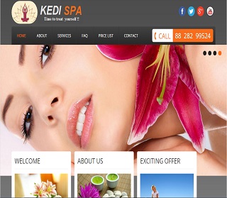 Kedi Spa Website Design