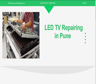 LED TV Repairing Website Design