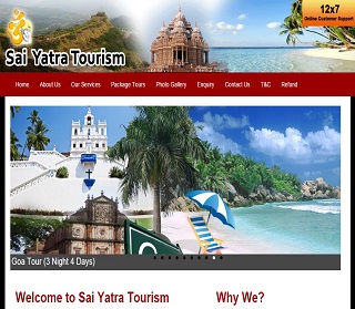 Sai Yatra Tourism website design