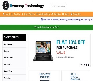 Swaroop Technology Website Design